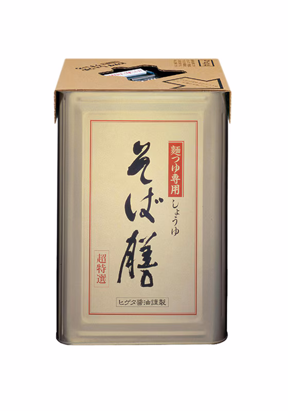 ヒゲタ そば膳・正油 18L缶