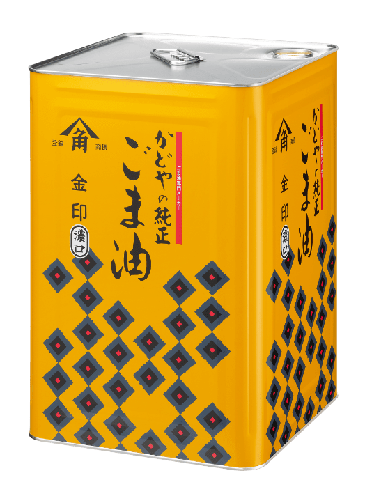 かどや 金印・純正ごま油（濃口） 1斗缶