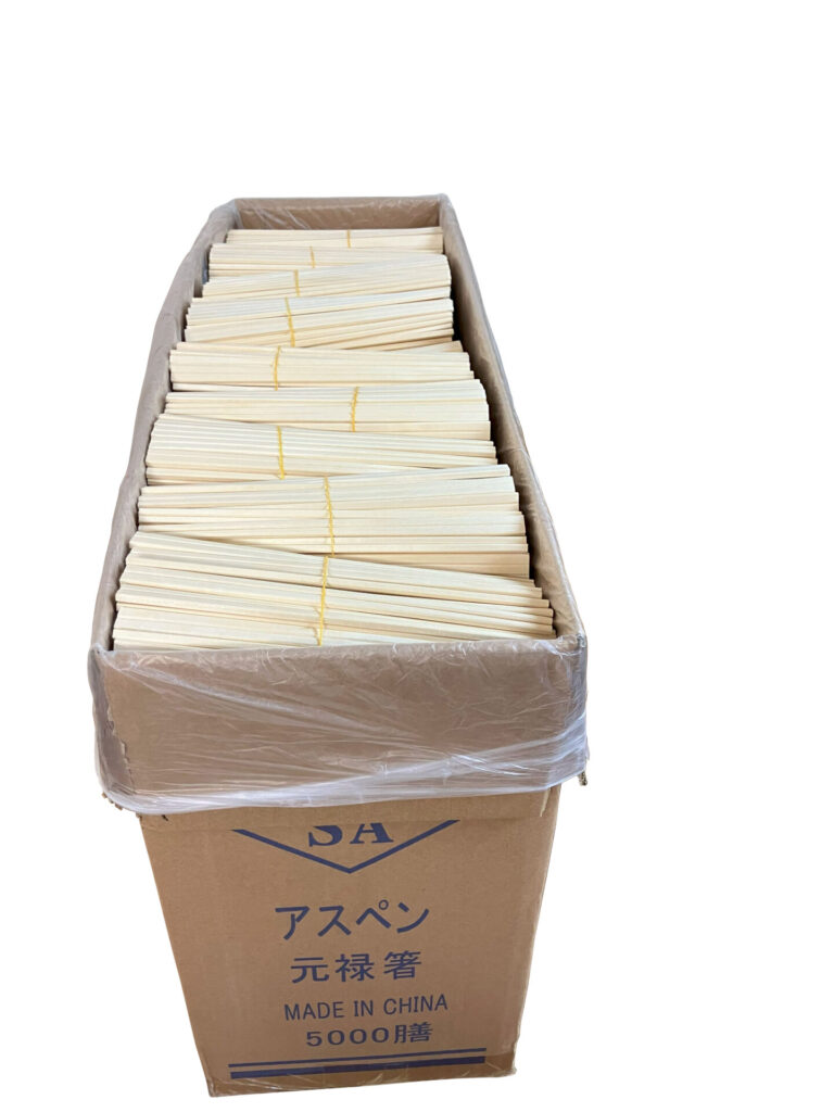 割箸 白楊元禄（1等） 青箱 100膳×50束