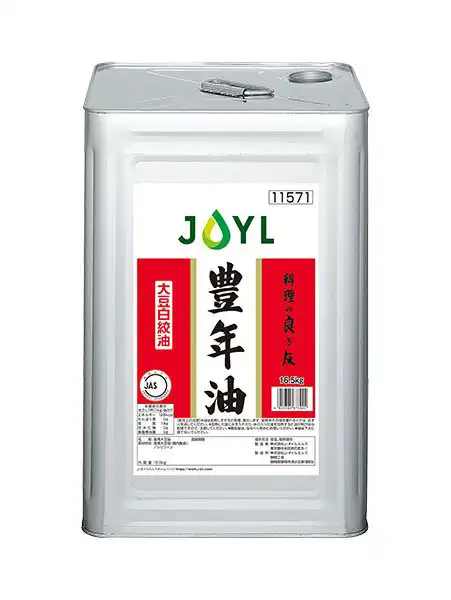 Jオイル 豊年油 大豆白絞油 1斗缶