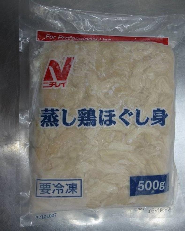 ニチレイ 蒸し鶏ほぐし身 500g